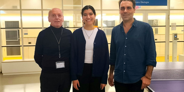 The picture shows Gerhard Herndl, Manuela Quiroga Pérez, Pedro Frade.