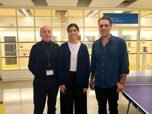 The picture shows Gerhard Herndl, Manuela Quiroga Pérez, Pedro Frade.